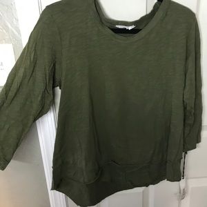NWT Olive green Wilt long sleeve top, size M